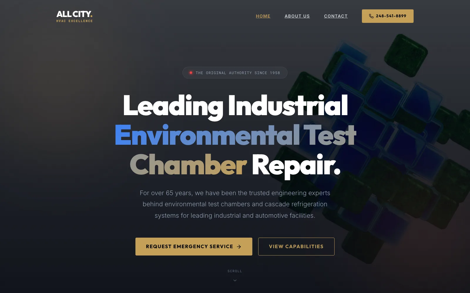 AllCity HVAC website