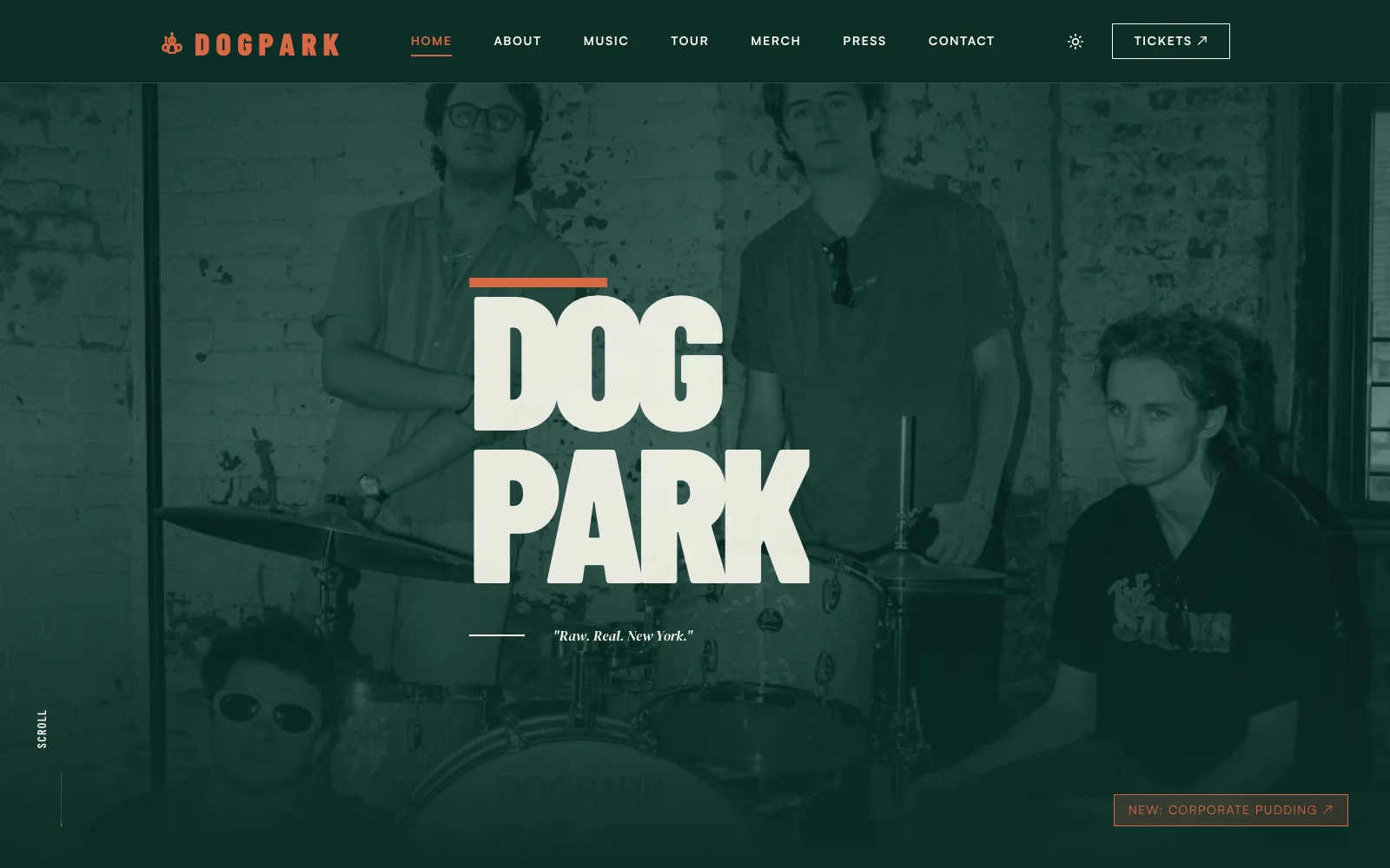 DOG PARK website