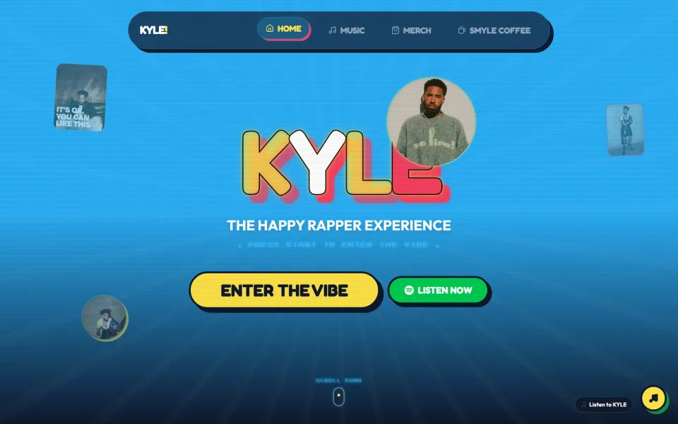 KYLE artist website