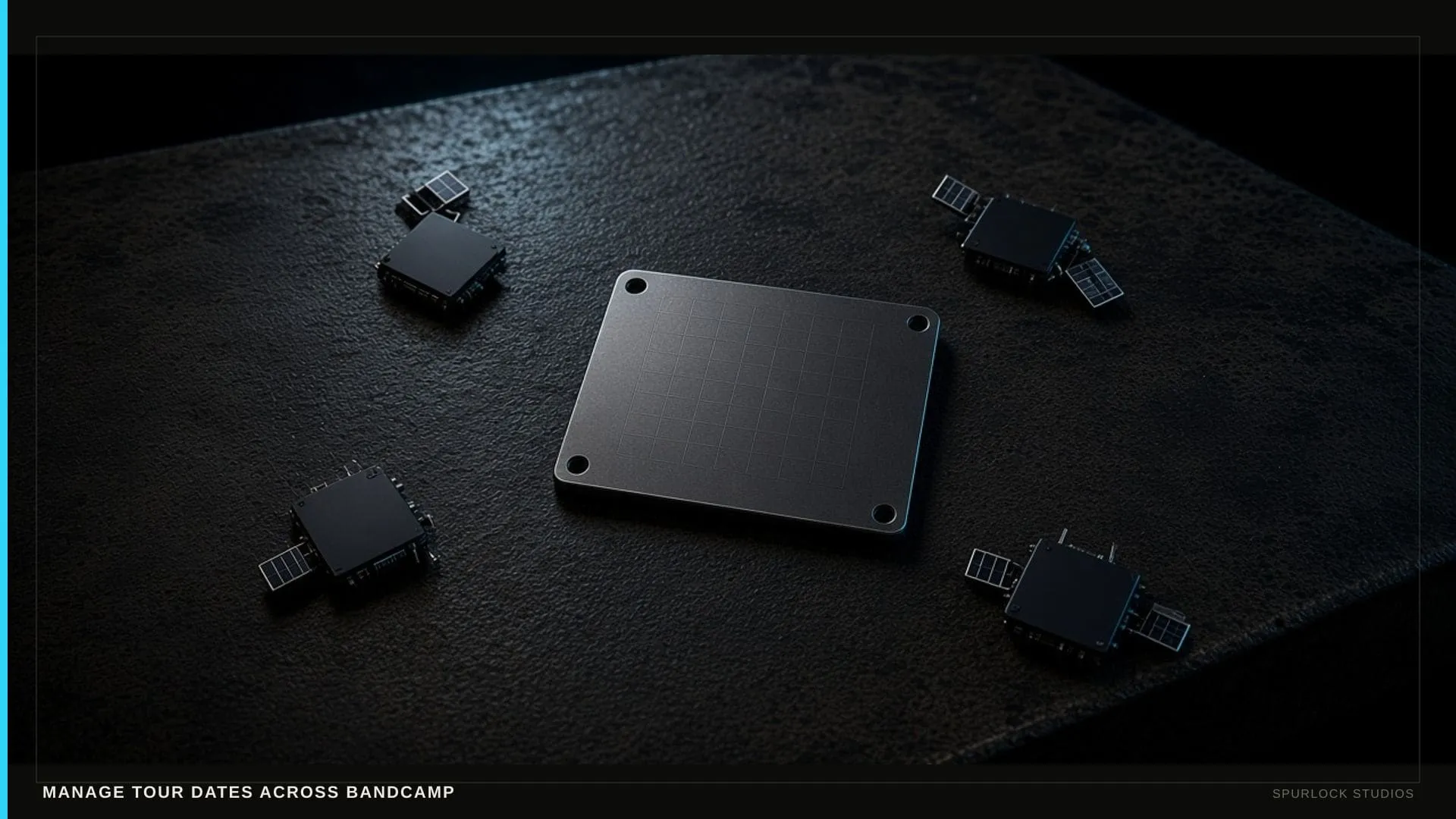 A single calendar chip. Thesis: MANAGE TOUR DATES ACROSS BANDCAMP.