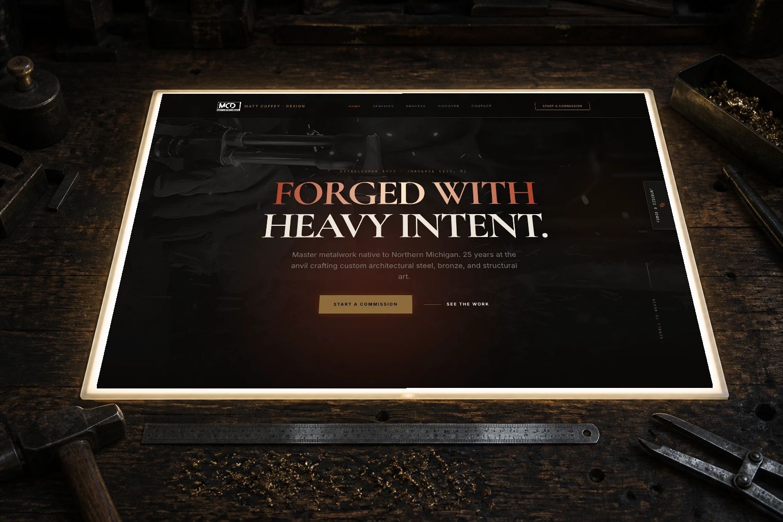 MATT COFFEY DESIGN light-table composite
