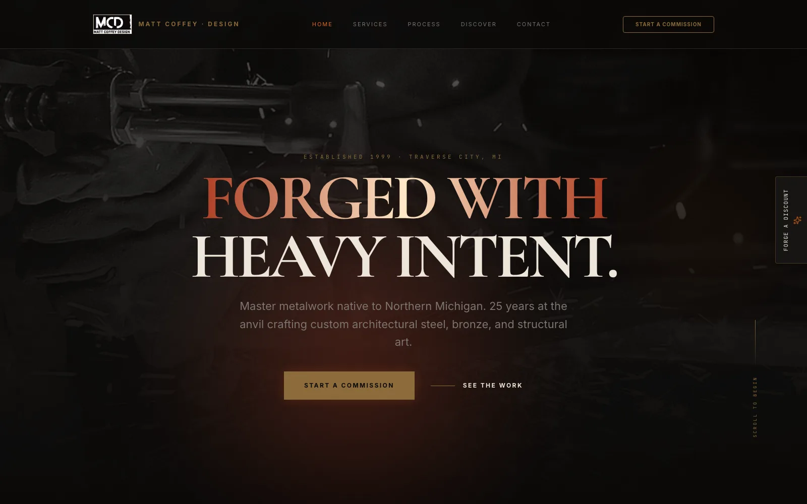 MATT COFFEY DESIGN website