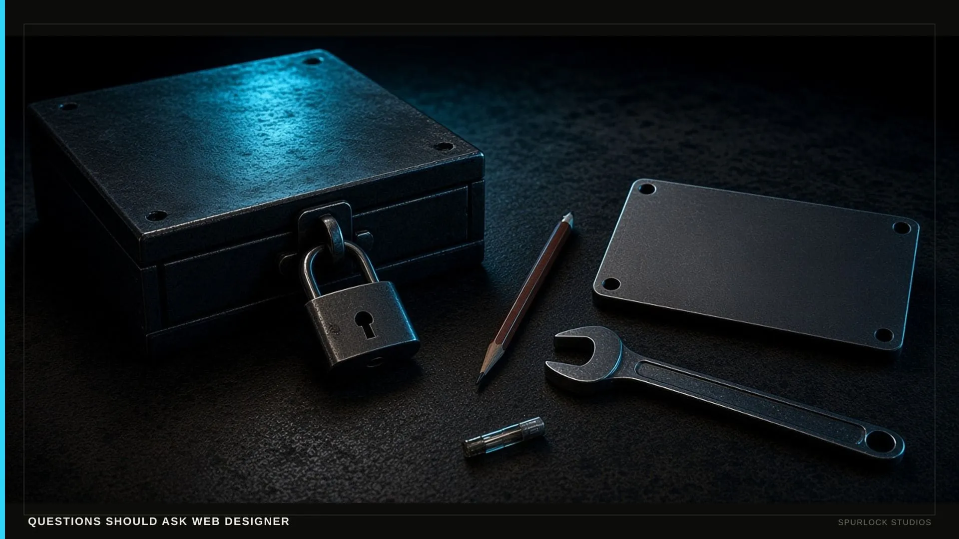 A locked drawer. Thesis: QUESTIONS SHOULD ASK WEB DESIGNER.
