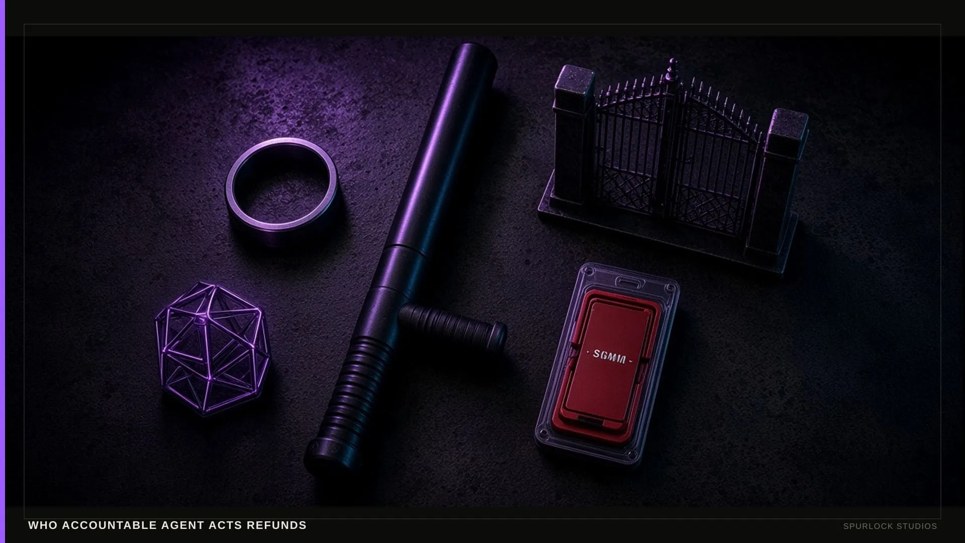 A violet ring. Thesis: WHO ACCOUNTABLE AGENT ACTS REFUNDS.